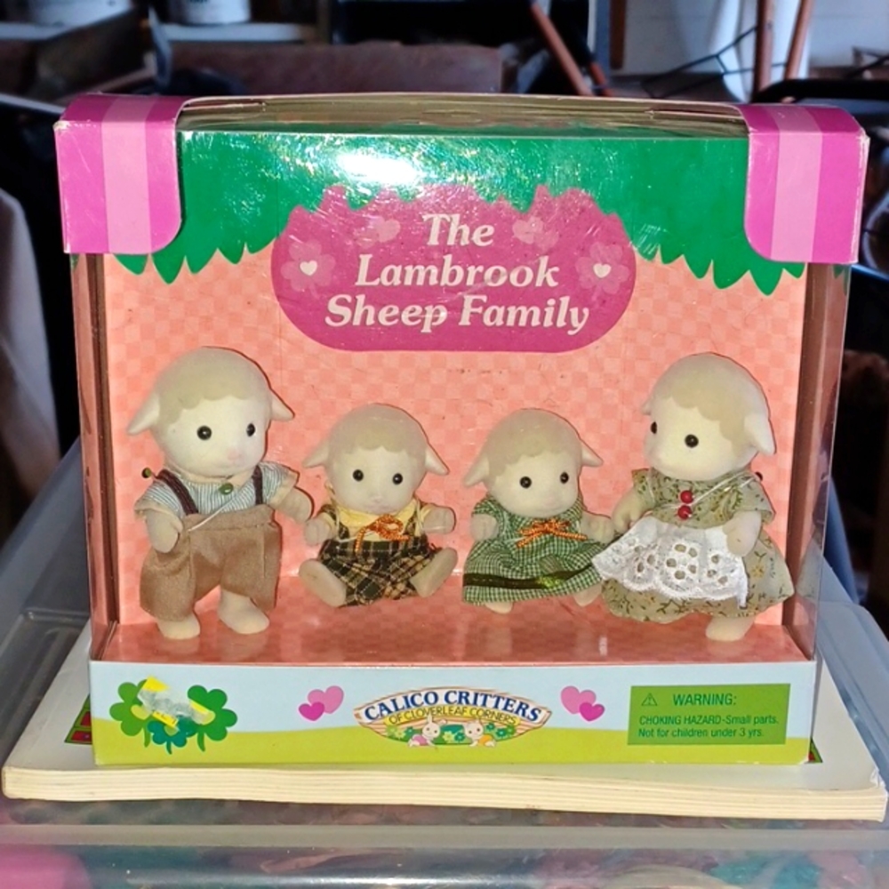 RETIRED Lambrook Sheep Family... Just The Family Not The Baby Twins.